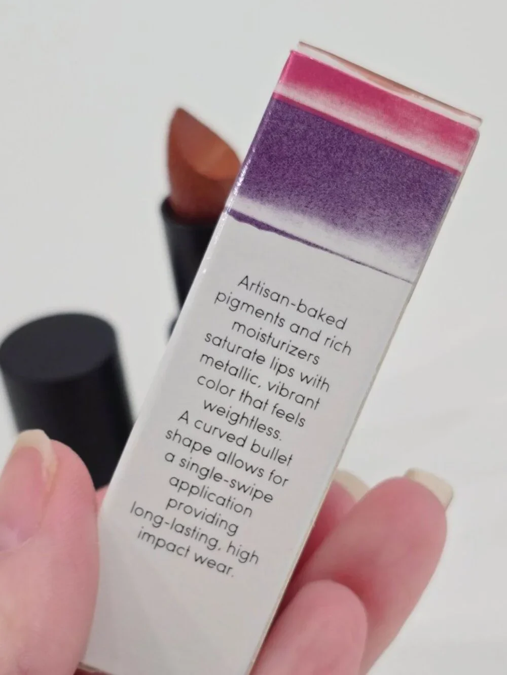 Laura Geller ✦ Iconic Baked Sculpting Lipstick ✦ Metallic Battery Park Bronze